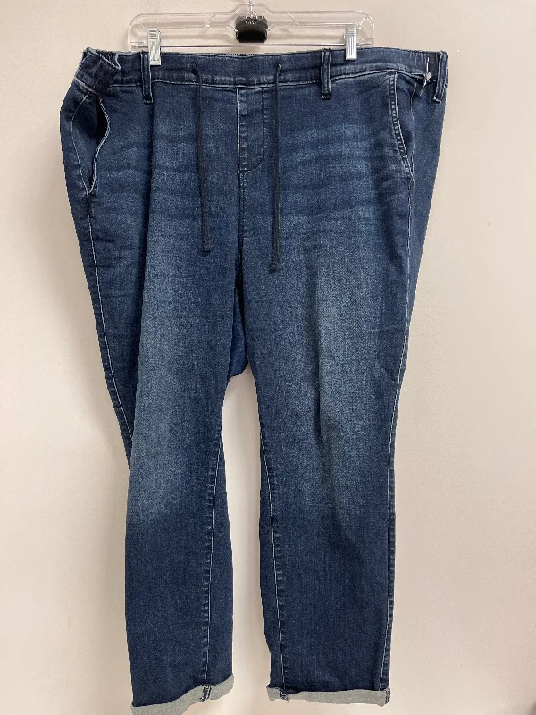 Elegant Straight-Leg Men's JeansJeans Straight By Torrid In Blue Denim, Size: 22