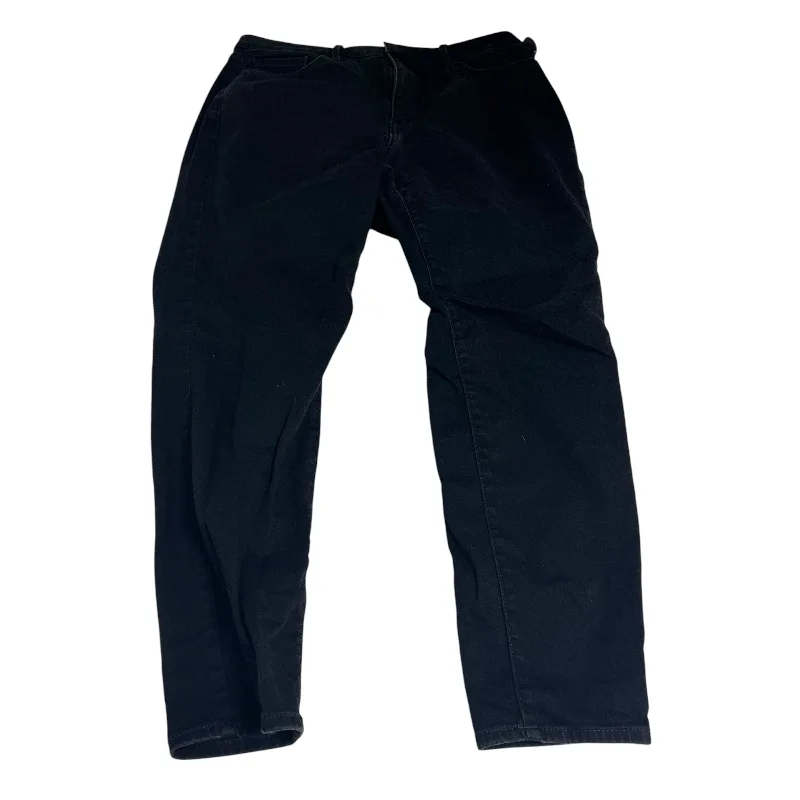 High-Waisted Men's JeansJeans Skinny By Not Your Daughters Jeans In Black Denim, Size: 14