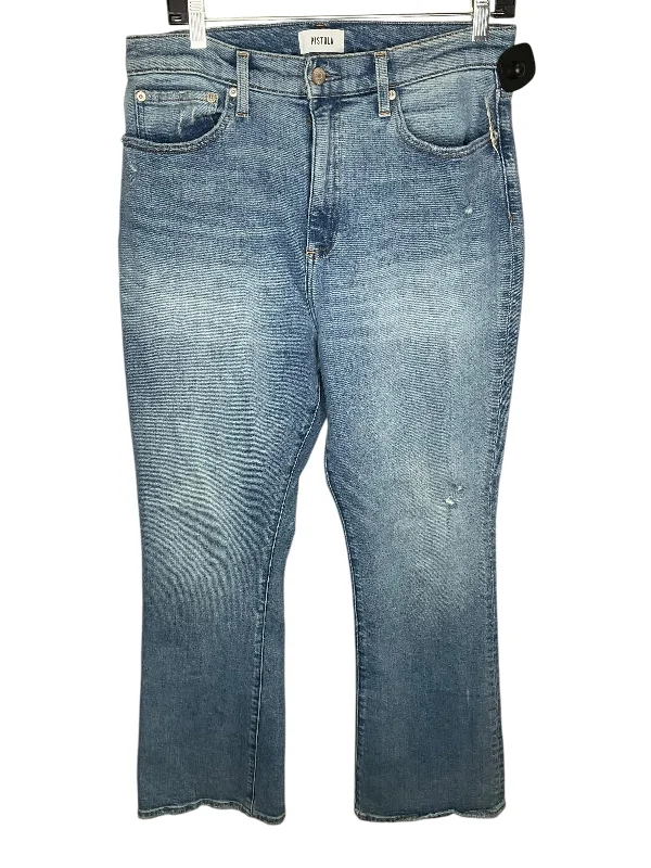 Men's Jeans for SportsJeans Flared By Pistola In Blue Denim, Size: 14