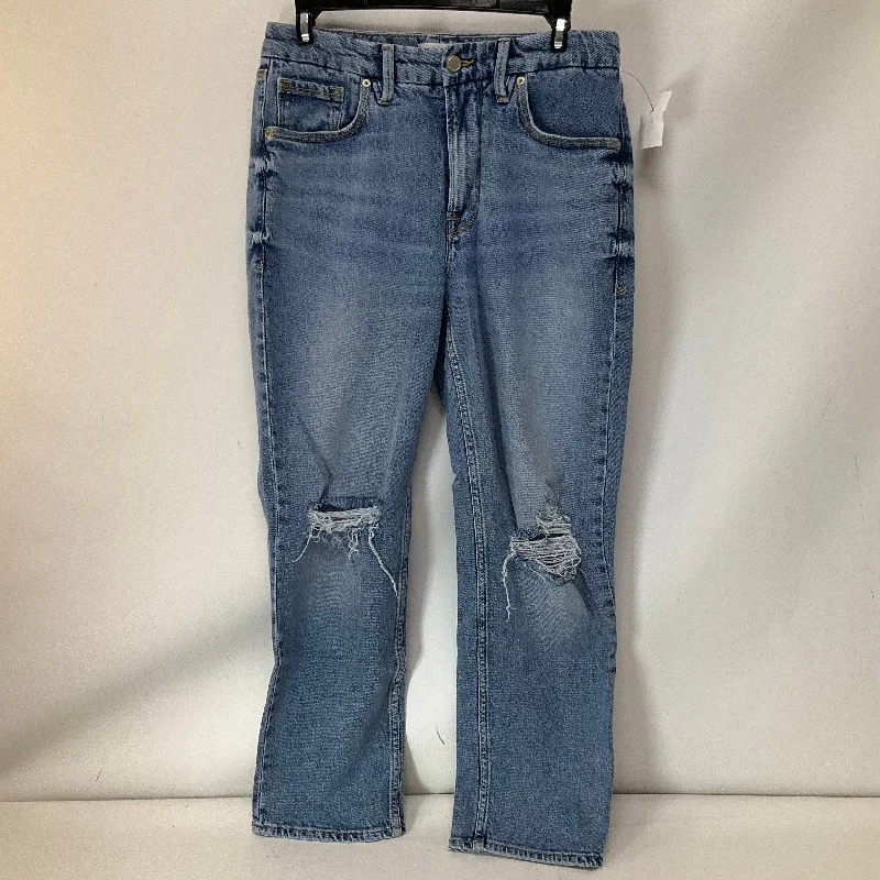 Cool Men's JeansJeans Straight By Good American In Blue Denim, Size: 6