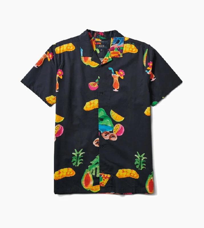 Men's Solid-Color Block Shirts for a Bold StatementGonzo Camp Collar Shirt