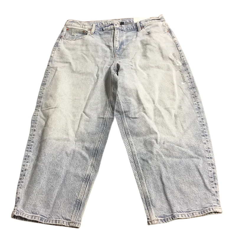 Cool Men's JeansJeans Straight By American Eagle In Blue Denim, Size: 16