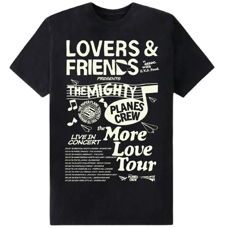 Men's More Love Tee In Black