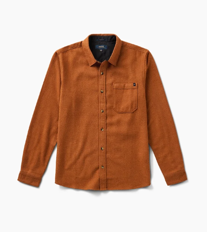 Men's Rugby Shirts for a Sporty LookCrossroads Long Sleeve Flannel