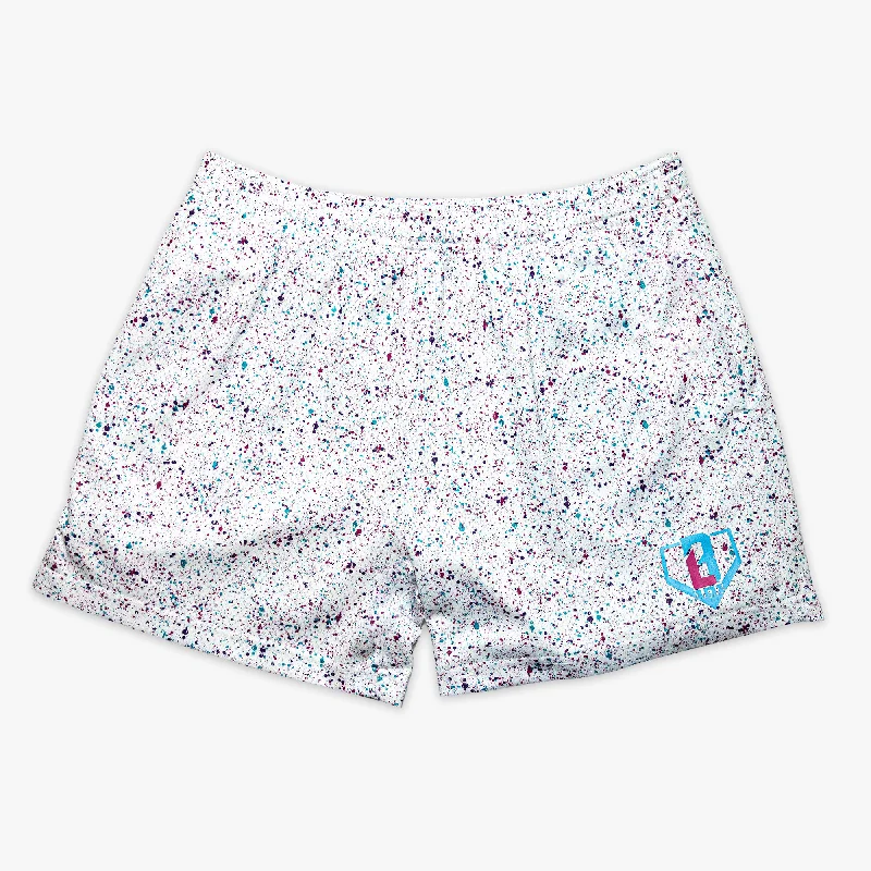 Versatile Men's Linen ShortsSplatter Shorts