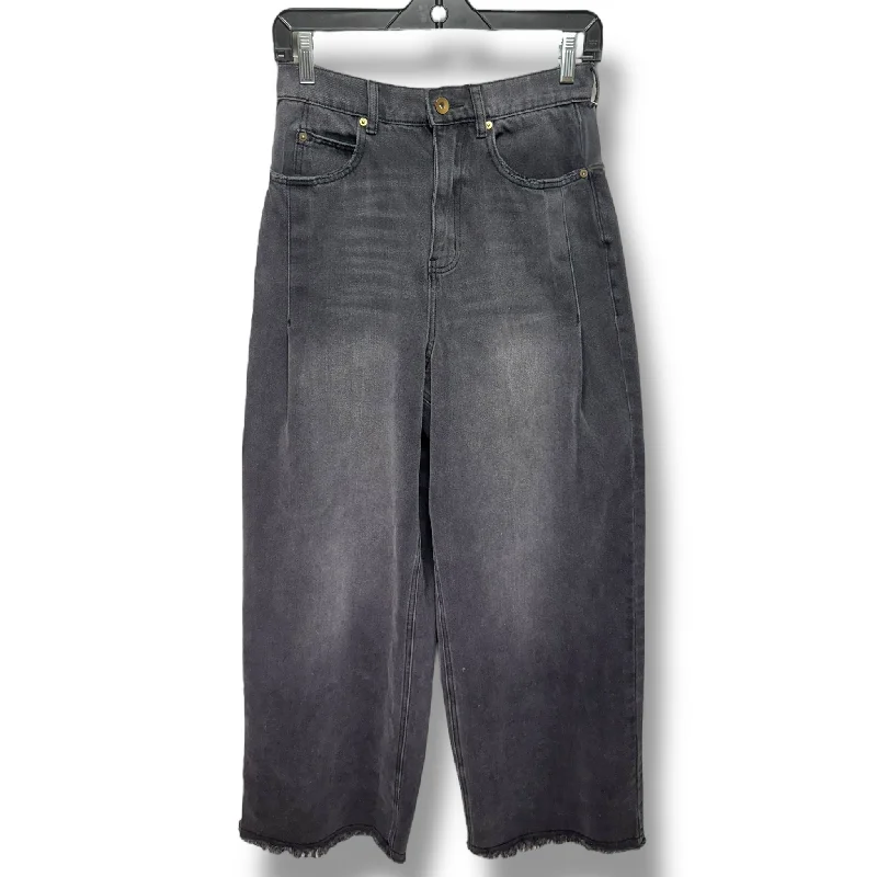 Men's Skinny JeansJeans Wide Leg By Chelsea And Violet In Black Denim, Size: 4