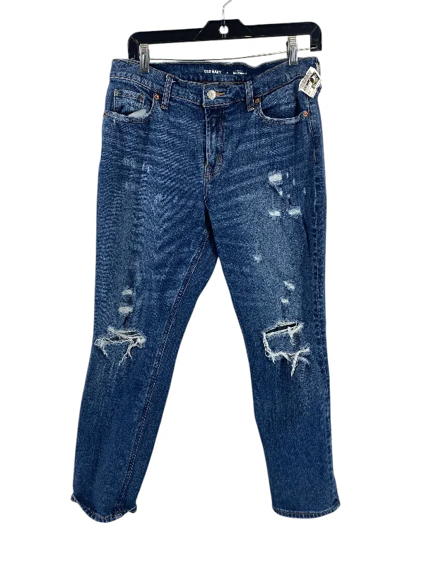 Men's Jeans with RipsJeans Boyfriend By Old Navy In Blue Denim, Size: 4