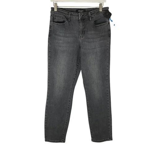 Men's Jeans with Embroidered LogosJeans Straight By Judy Blue In Black Denim, Size: 8