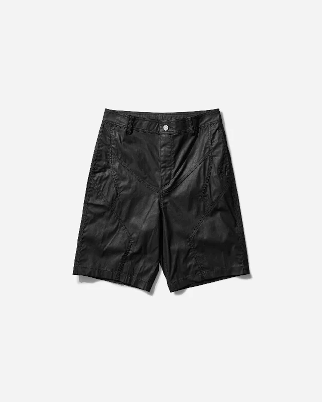 Elegant and Stylish Men's Dress ShortsMen's Travis Scott Waxed Shorts Black