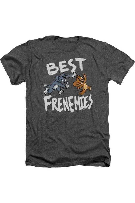 Tom And Jerry Movie Best Frenemies Adult Heather Tee / T-Shirt