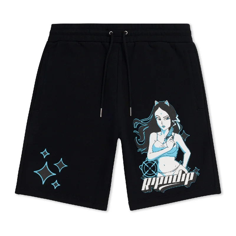 Men's Flexible Workout ShortsDesperado Sweatshorts (Black)