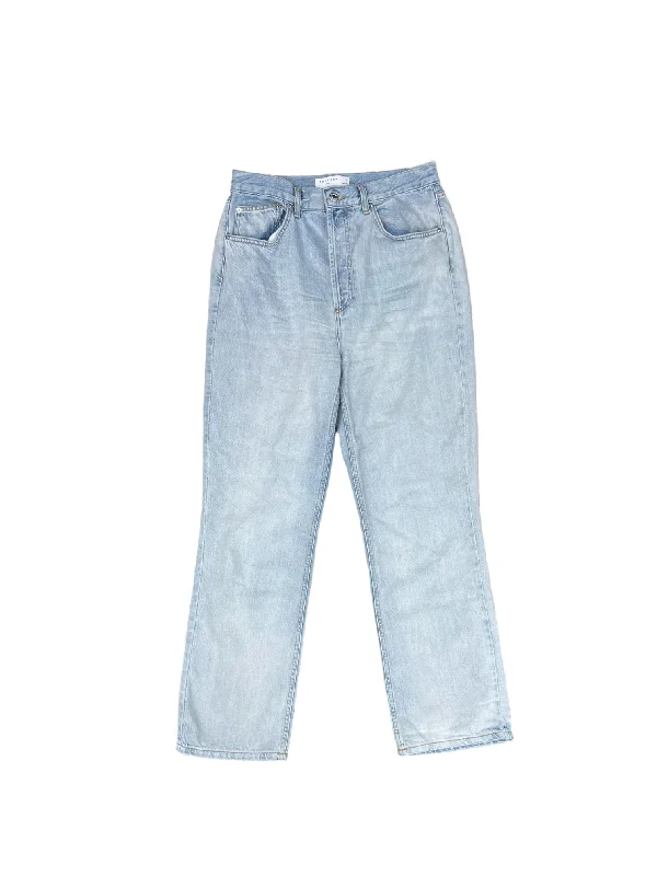 High-Waisted Men's JeansBlue Jeans Straight Top Shop, Size 32