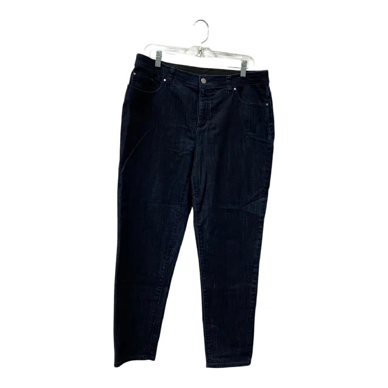 Premium Men's JeansJeans Boot Cut By Chicos In Blue, Size:12