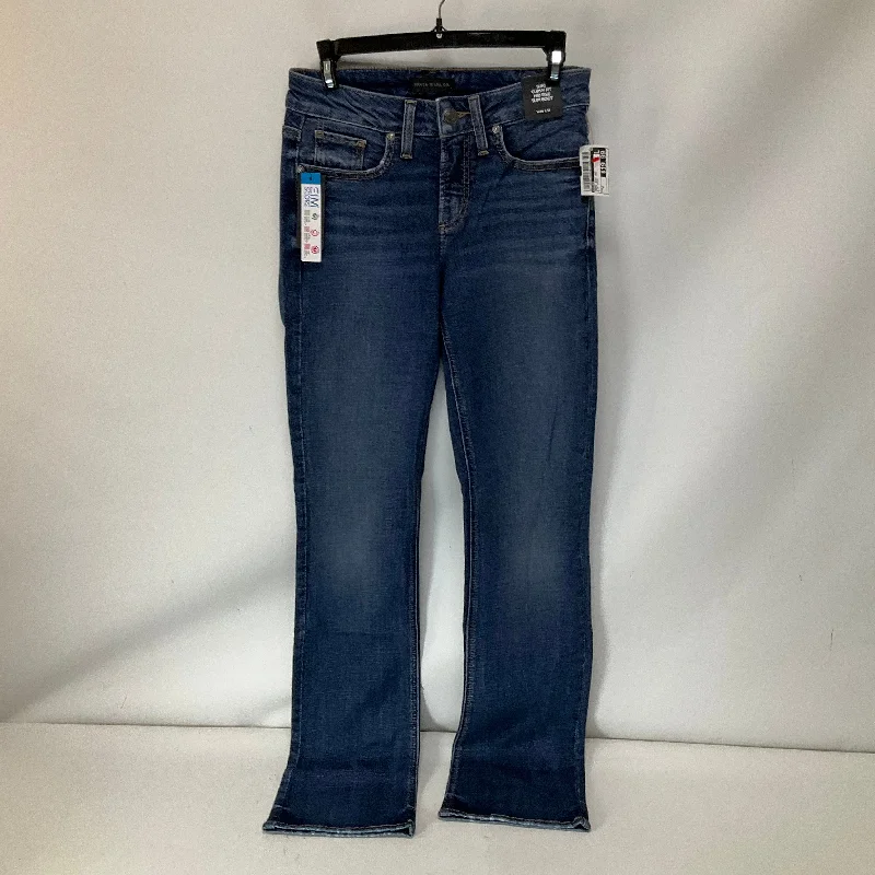 Jeans for Men with a Athletic BuildJeans Boot Cut By Silver In Blue Denim, Size: 2
