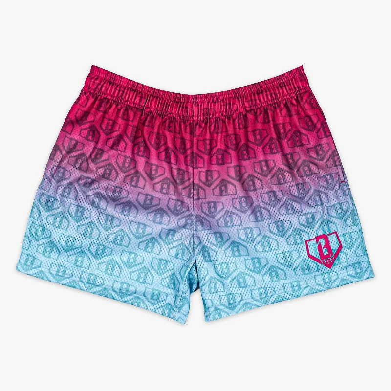 Men's Versatile Cargo ShortsGradient Shorts - Cotton Candy