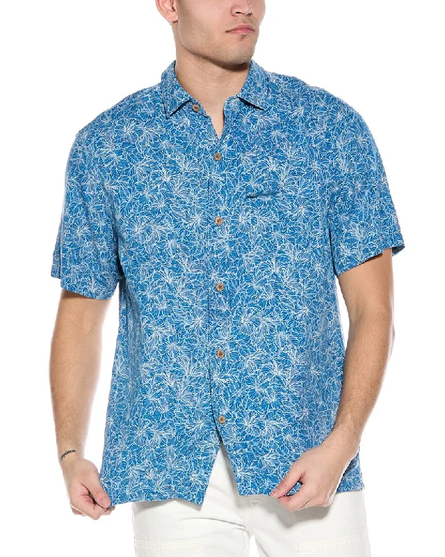 Men's Cufflink-Ready Shirts for Formal EventsTommy Bahama High Tide Hibiscus Silk Camp Shirt Men's Cufflink-Ready Shirts for Formal EventsTommy Bahama High Tide Hibiscus Silk Camp Shirt