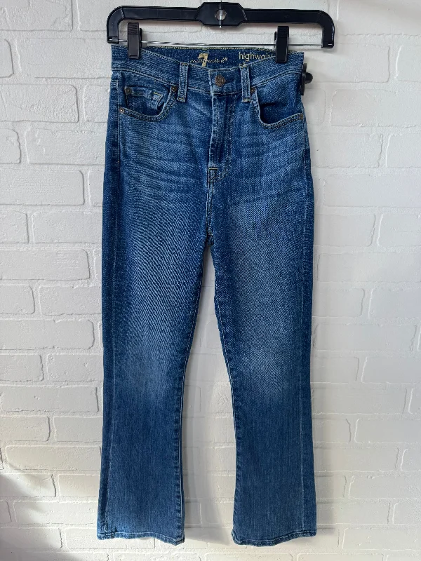 Everyday Men's JeansJeans Boot Cut By 7 For All Mankind In Blue Denim, Size: 00