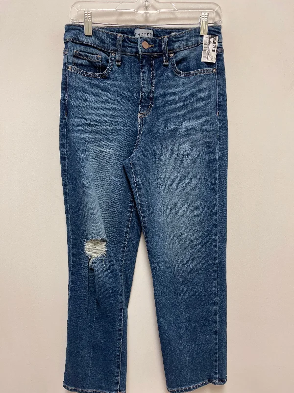 Men's Skinny Jeans with Stretch FabricJeans Straight By Clothes Mentor In Blue Denim, Size: 8