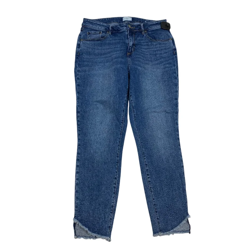 Men's Jeans with Elastic WaistbandsJeans Straight By Loft In Blue Denim, Size: 10