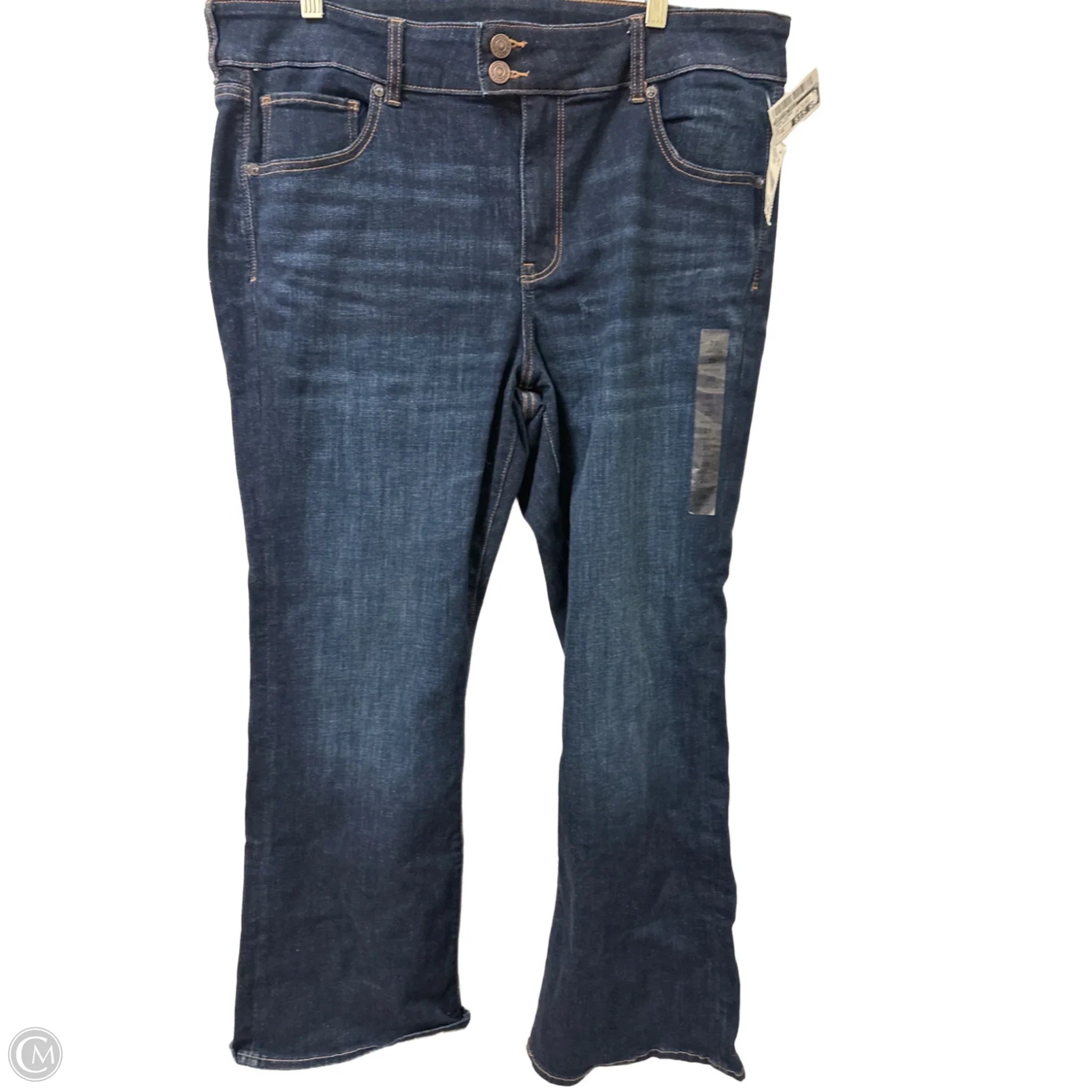 Wide-Leg Men's JeansJeans Flared By American Eagle In Blue Denim, Size: 20