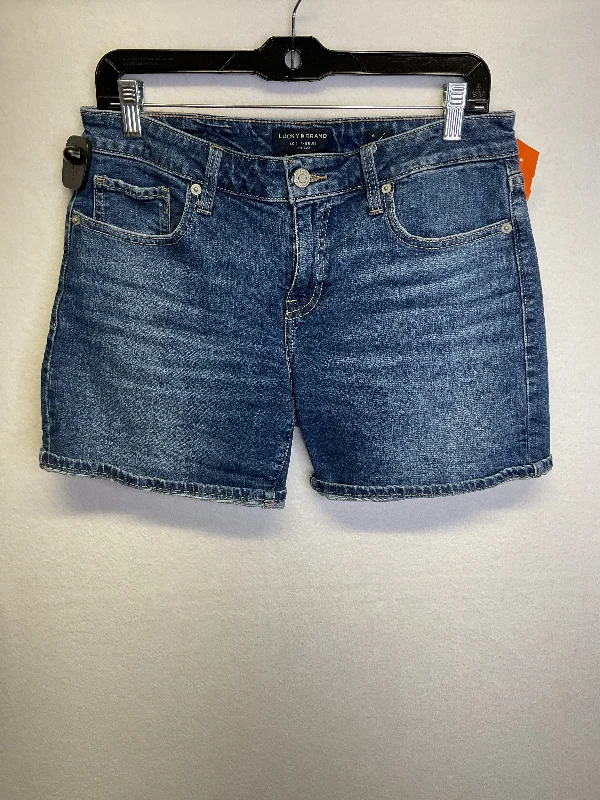 Practical Men's Work ShortsShorts By Lucky Brand In Blue Denim, Size:6