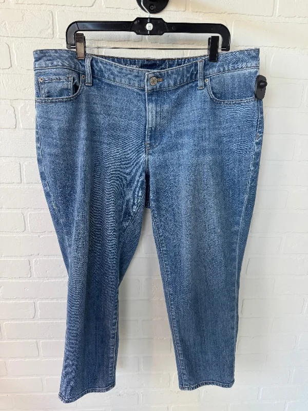 Comfort-Fit Men's JeansJeans Boyfriend By Talbots In Blue Denim, Size: 16