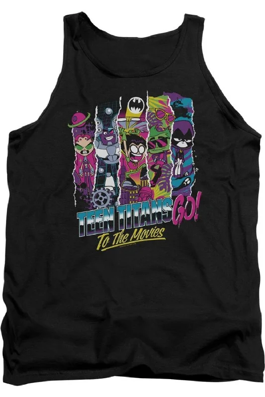 Teen Titans Go To The Movies To The Movies Adult Tank Top