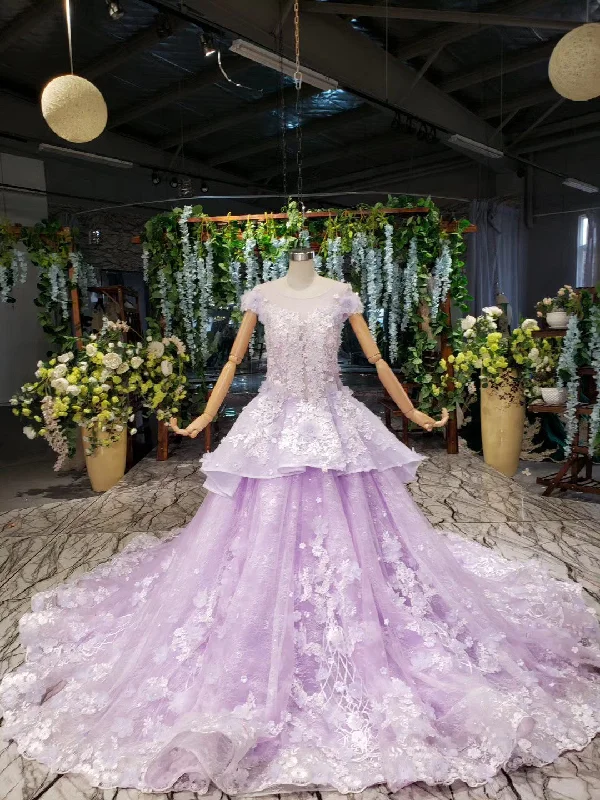 Ruffle DressLilac Quinceanera Dresses Ball Gown Vintage Wedding Dress With Appliques Beading PO326 Ruffle DressLilac Quinceanera Dresses Ball Gown Vintage Wedding Dress With Appliques Beading PO326