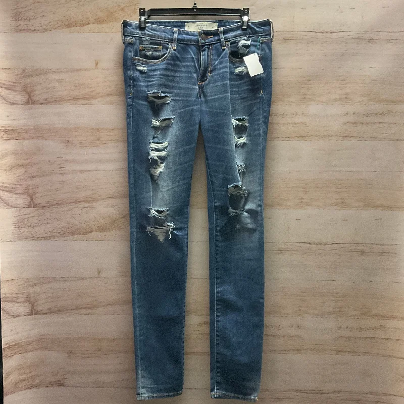 Hipster Men's JeansJeans Skinny By Abercrombie And Fitch In Blue, Size: 4