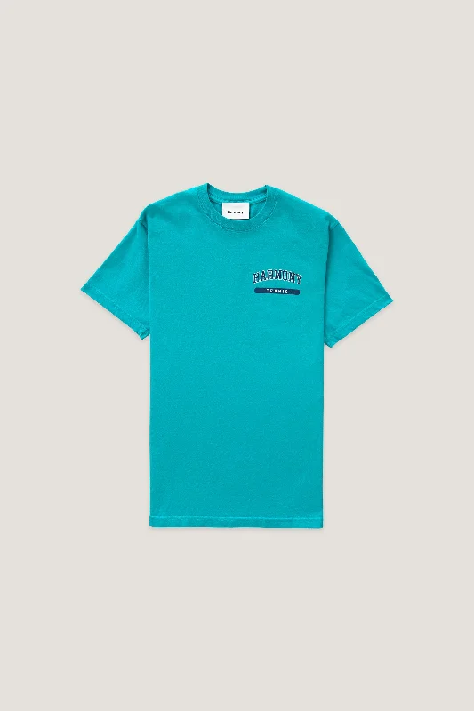 Tennis Tee - Sea Green - Cotton Jersey