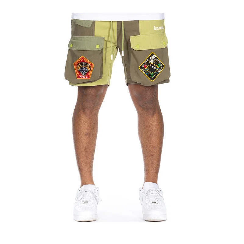 Men's Summer-Ready Linen and Cotton ShortsIcecream Mens Chopped Shorts 2107-295 Fern