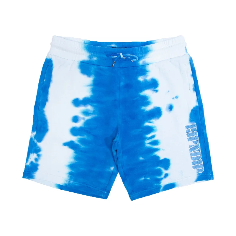 Lightweight Men's Breathable ShortsWilshire Sweatshorts (Blue Stripe Dye)