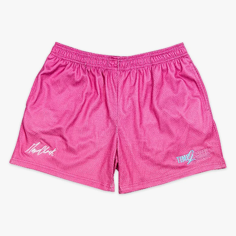 Workout-Ready Men's Active ShortsMax Clark Time 2 Shine Shorts - Pink
