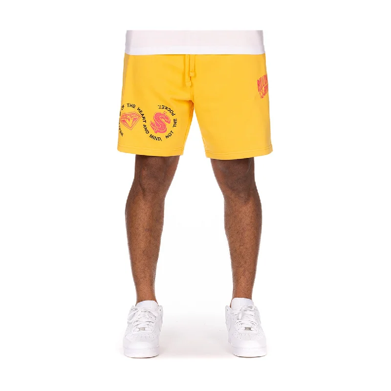 Relaxed Men's Casual ShortsBillionaire Boys Club Mens Mantra Shorts 3106-631 Banana