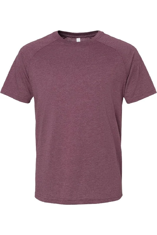 BELLA + CANVAS Heather CVC Raglan Tee