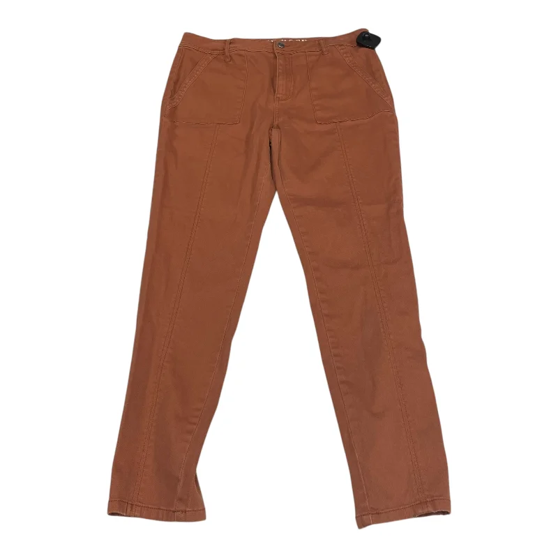 Yoked Back Men's JeansJeans Skinny By Knox Rose In Orange, Size: 12
