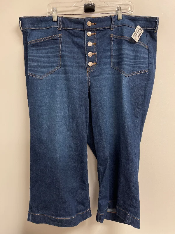 Classic Blue Men's JeansJeans Straight By Torrid In Blue Denim, Size: 24