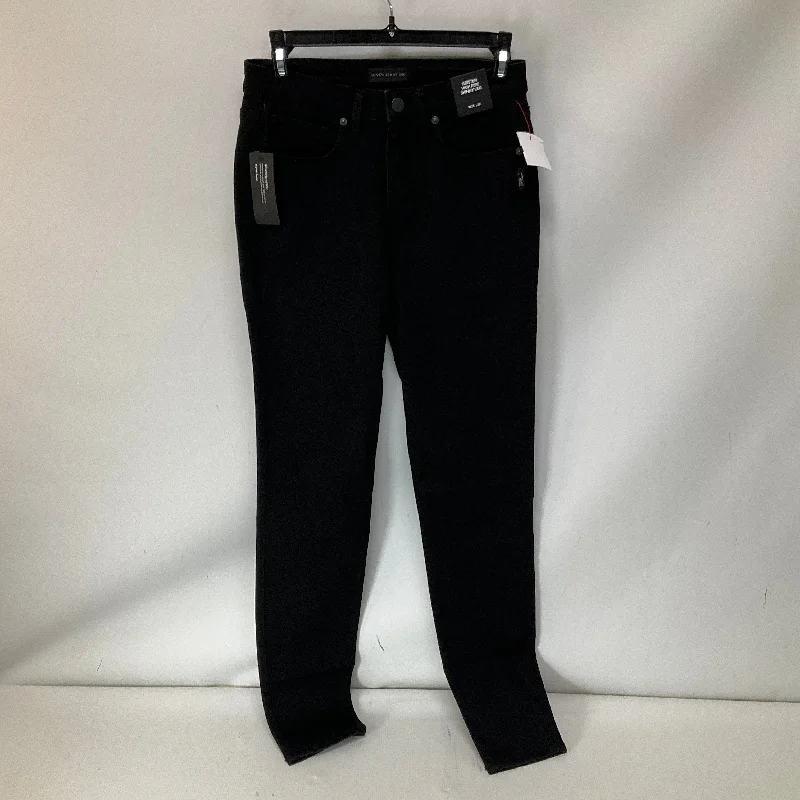 Flexible Stretch Men's JeansJeans Skinny By Silver In Black Denim, Size: 2