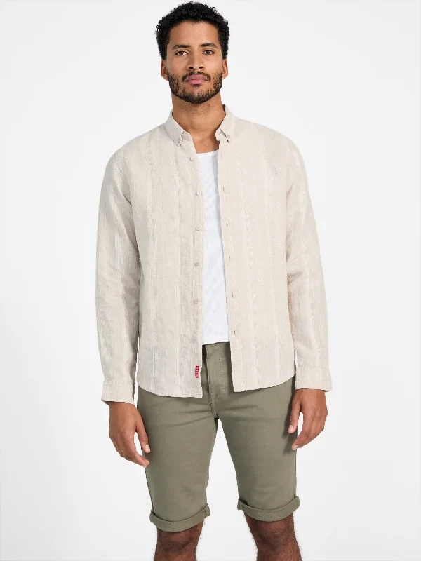 Men's Solid-Colored Shirts for VersatilityEco Harris Linen Shirt