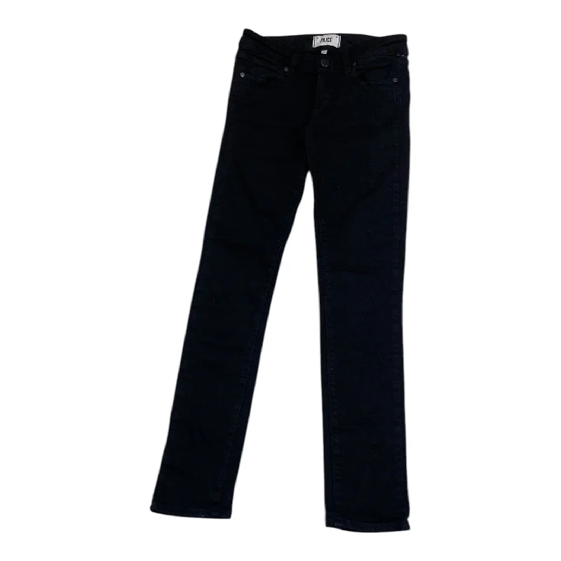 Men's Skinny Jeans with Stretch FabricJeans Skinny By Paige In Black Denim, Size: 0