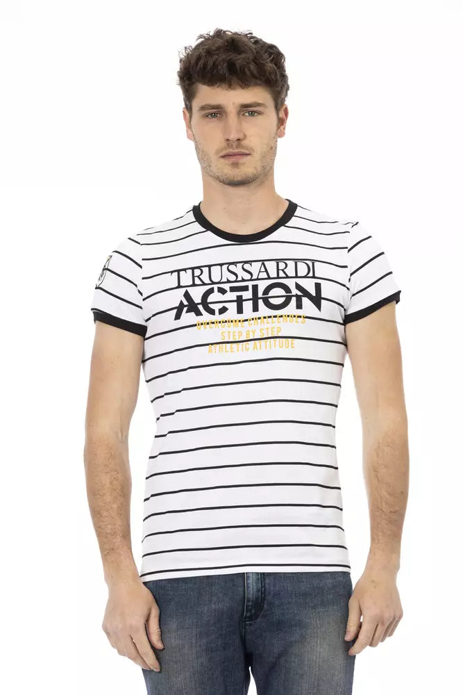 Trussardi Action  Cotton Men Men's TShirt