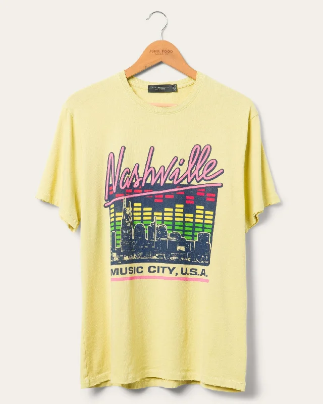 Nashville Music Skyline Vintage Tee