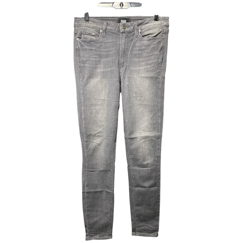 Jeans for Men with a Athletic BuildJeans Skinny By Paige In Grey Denim, Size: 10
