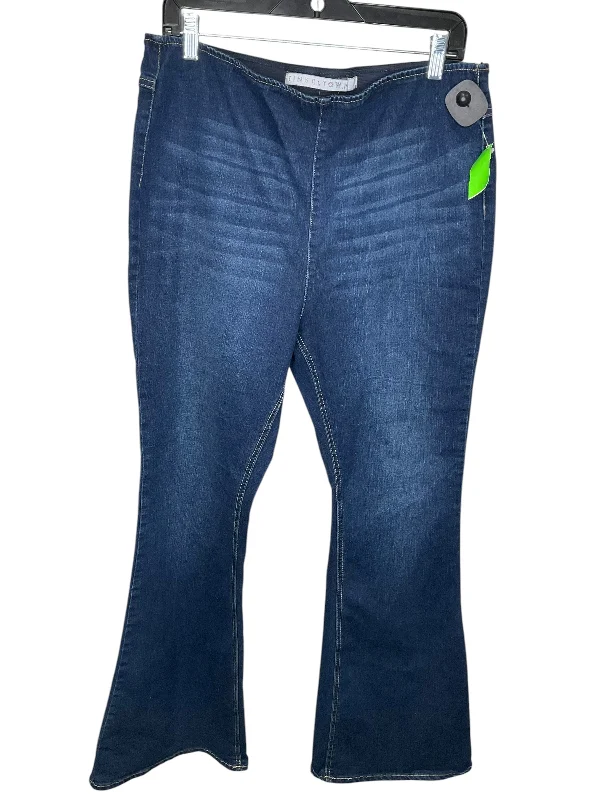 Stylish Men's JeansJeans Flared By Clothes Mentor In Blue Denim, Size: Xl