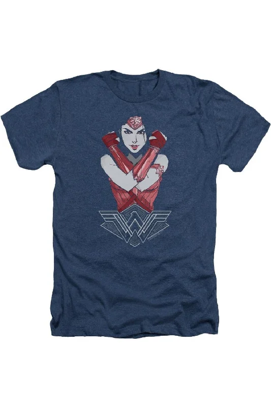 Wonder Woman Movie Amazon Adult Heather Tee / T-Shirt