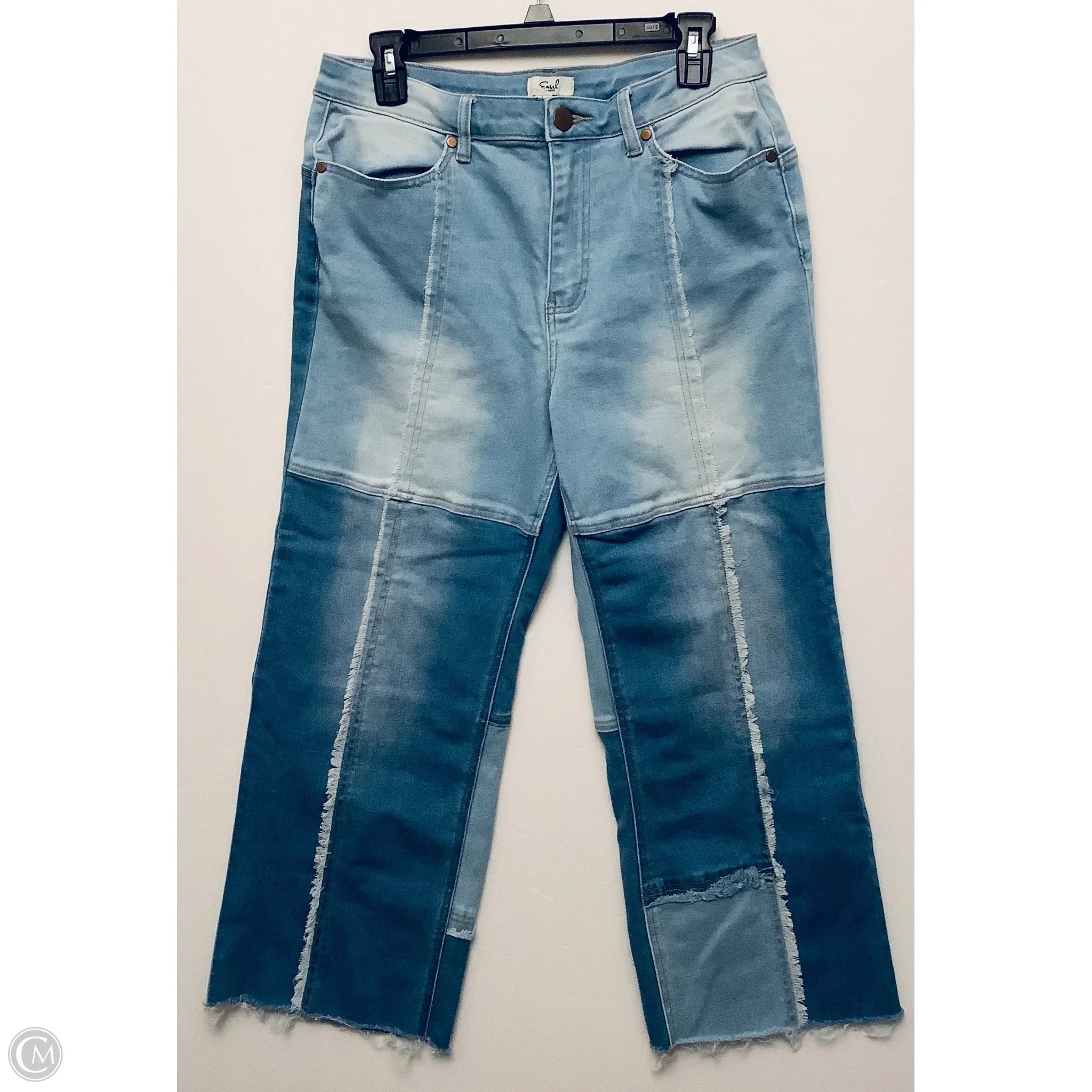 Classic Blue Men's JeansJeans Cropped By Easel In Blue Denim, Size: L