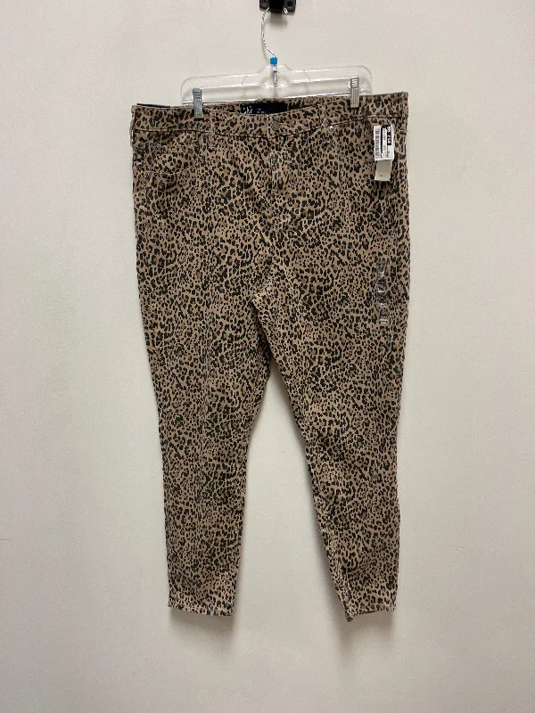 Elegant Straight-Leg Men's JeansJeans Skinny By Gap In Animal Print, Size: 20