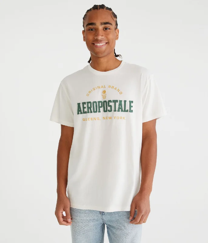 Aeropostale Queens Appliqué Graphic Tee