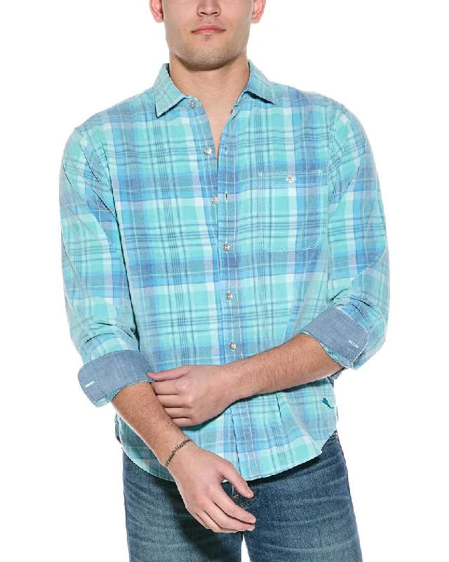 Men's Solid-Color Block Shirts for a Bold StatementTommy Bahama Coastline Cord Tranquil Check Shirt Men's Solid-Color Block Shirts for a Bold StatementTommy Bahama Coastline Cord Tranquil Check Shirt