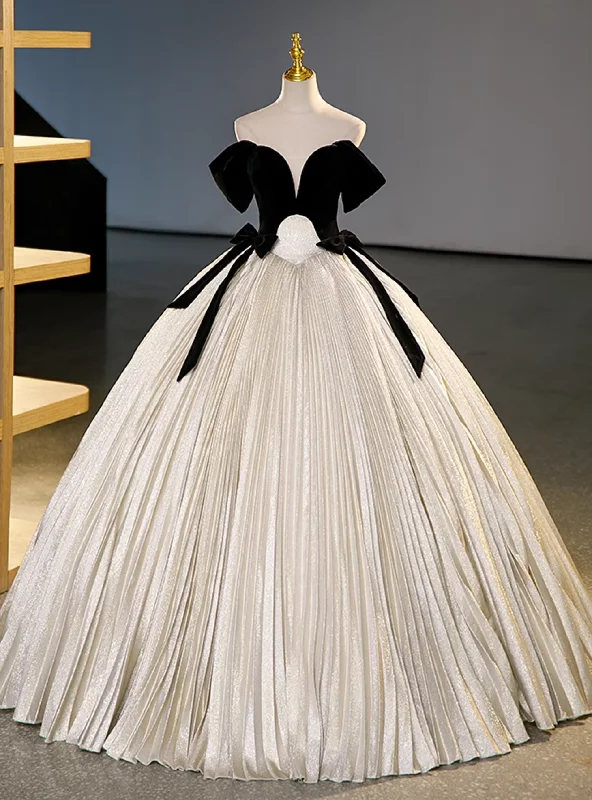 women's smart casual dressesBlack Velvet Off the Shoulder Quinceanera Dress
